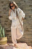 Yara Paisley Shirt White